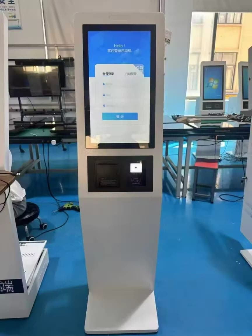 MOVO-X Kiosk — 3D model render angle
