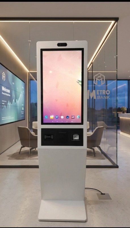 MODEL C — 32" All-in-One Payment Kiosk