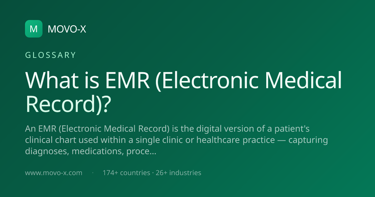What is EMR (Electronic Medical Record)? · MOVO-X | MOVO-X